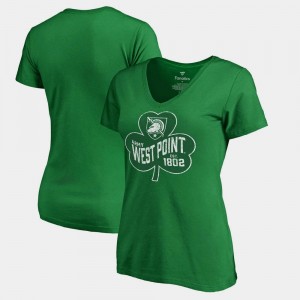 Paddy's Pride Fanatics St. Patrick's Day USMA T-Shirt Kelly Green Ladies