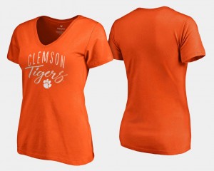 CFP Champs T-Shirt Orange Graceful V Neck Fanatics Branded Women