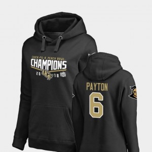 2018 Peach Bowl Champions Fanatics Branded Goal Women #6 Tristan Payton UCF Hoodie Black
