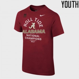 College Football Playoff 2017 National Champions Celebration Bama T-Shirt Bowl Game For Kids Crimson