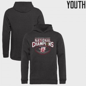 Youth Bama Hoodie Heather Gray College Football Playoff 2017 National Champions Pick Six Bowl Game