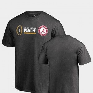 2018 College Football Playoff Bound Youth Heather Gray Alabama T-Shirt Cadence Fanatics Branded