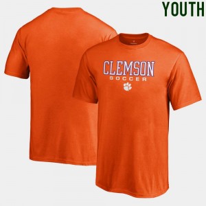 Orange For Kids Soccer Fanatics True Sport Clemson Tigers T-Shirt