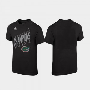 2018 Peach Bowl Champions University of Florida T-Shirt Black Youth Locker Room Jordan Brand