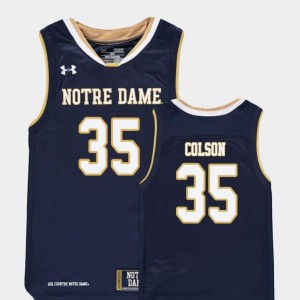 Kids Bonzie Colson Notre Dame Jersey Navy #35 Replica College Basketball