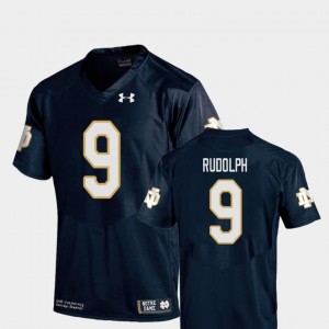 #9 Replica Under Armour Navy For Kids Kyle Rudolph University of Notre Dame Jersey College Football