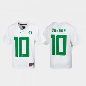 Youth UO Jersey #10 Football White Untouchable