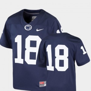 For Kids Replica Nike Navy Nittany Lions Jersey College Football #18