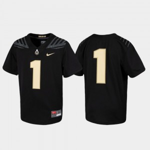 Football Purdue Jersey Black Youth(Kids) #1 Untouchable
