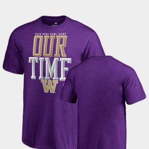 Purple Counter Fanatics Branded Youth UW T-Shirt 2019 Rose Bowl Bound