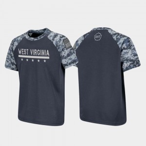 Charcoal Raglan Digital Camo For Kids Mountaineers T-Shirt OHT Military Appreciation